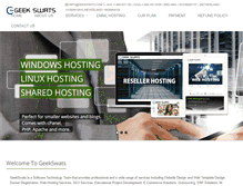Tablet Screenshot of geekswats.com